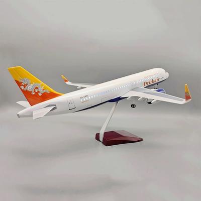 47СМ 1/80 Масштаб Самолет Airbus A320 NEO Авиакомпании Drukair Модель Игрушка Свет С Колесами Шасси Литой Смола Коллекция Самолетов