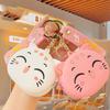 Doll Silicone Cat Coin Bag Kawaii Earphone Bag Cute Coin Purse Keychain Kids