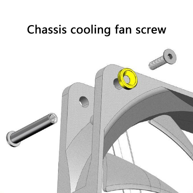 Винты для высокопрочных ПК-кулеров Универсальная совместимость Безинструментальная установка для энтузиастов DIY