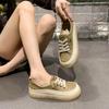 Versatile Sports Board Shoes Spring One-pedal New Casual Lazy 2025 Soft-soled Flat-soled White Shoes Women's Loafers