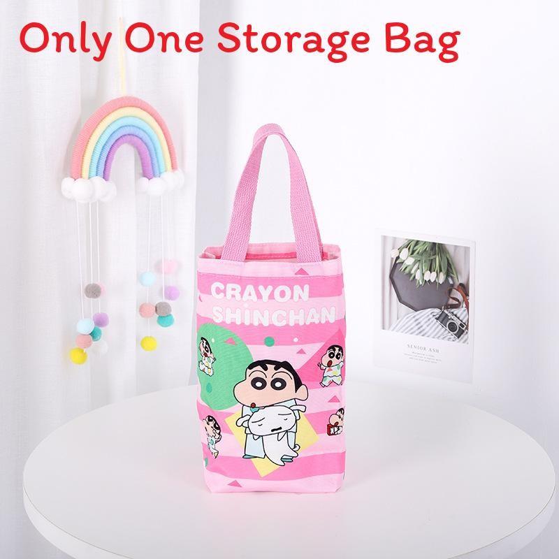 Crayon Shin Chan Cartoon Canvas Bag With Versatile Function For School And Travel Use