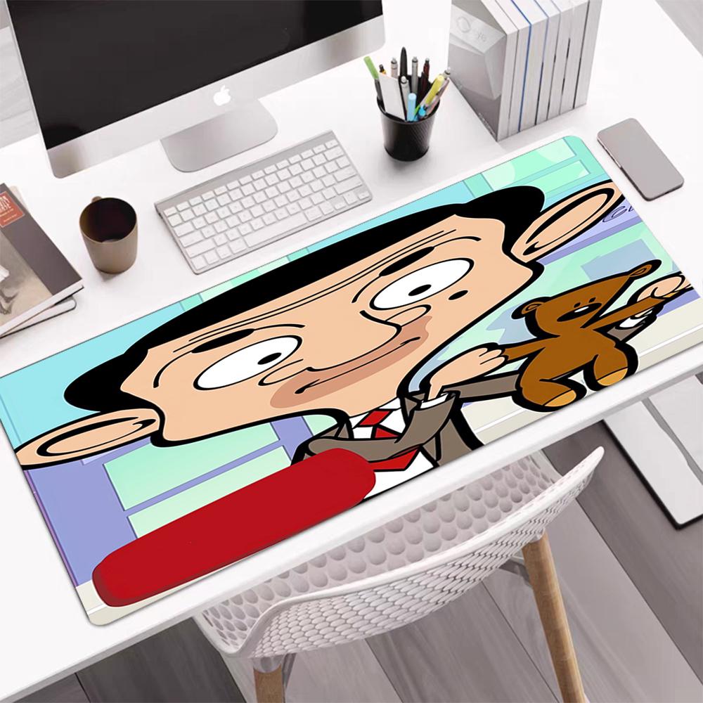 Mr. Bean Theme Mouse Pad, Non Slip Rubber Base, Multifunctional Office & Home Decor, Perfect for Workspace Personalization.