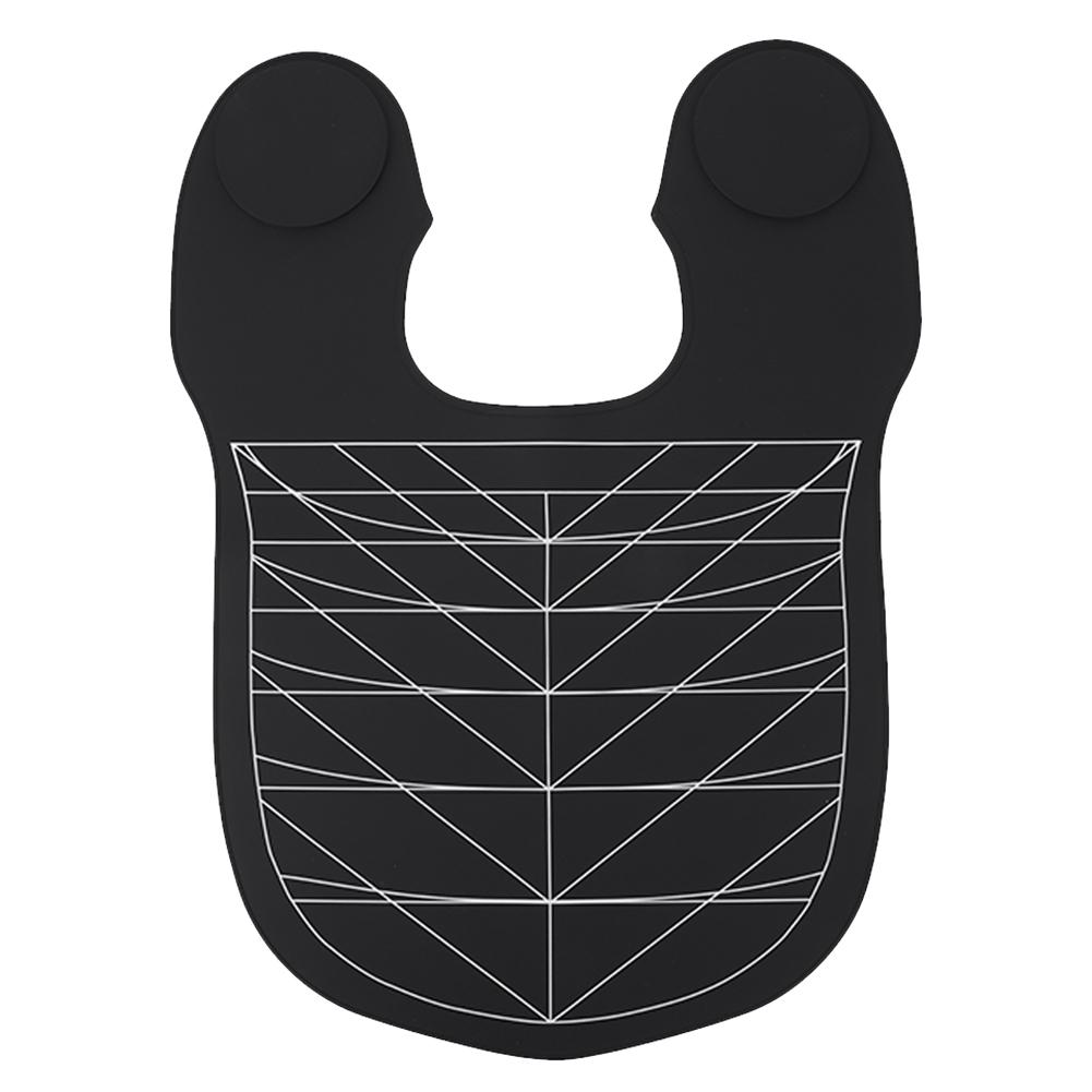 Silicone Hair Cutting Guide Collar Waterproof Hair Dye Shawl with Guidelines Salon Hairdressing Hair Cutting Pad for Salon Home