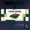 Custom Name,Minnesota Wild Mouse Pad, Large Gaming Desk Mat, Non-slip XXL Mousepad for Laptop & Tablet, Mini PC Playmat with Stitched Edges
