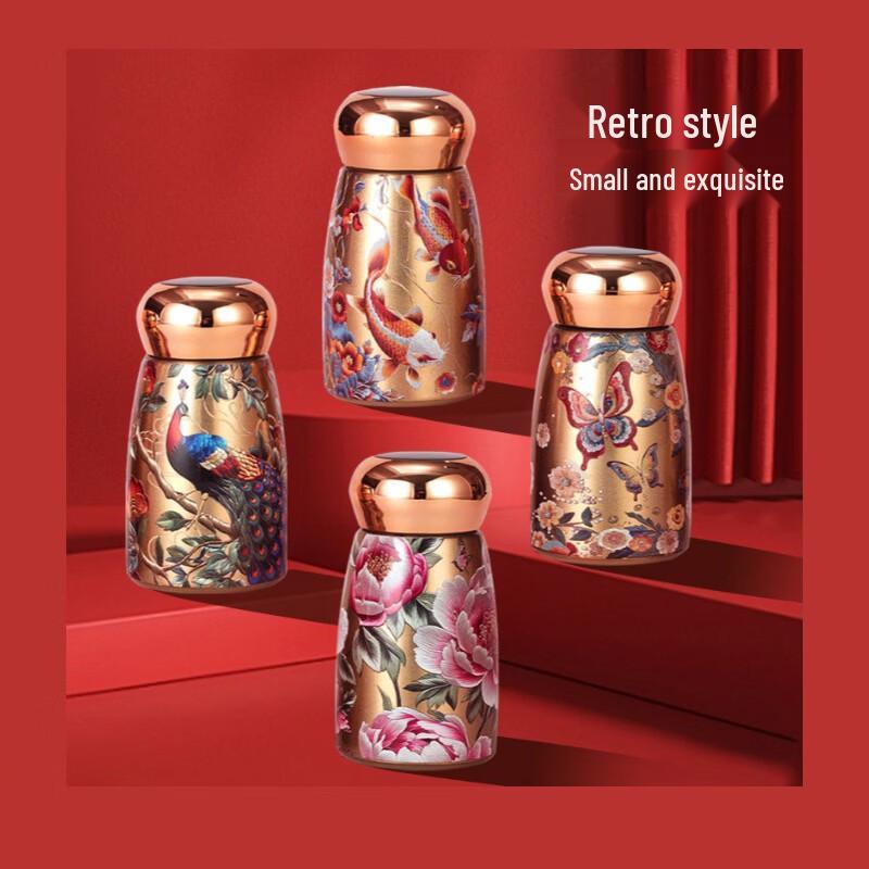 Мини-кружка Chang Baosen, портативная, в китайском стиле, с термоизоляцией