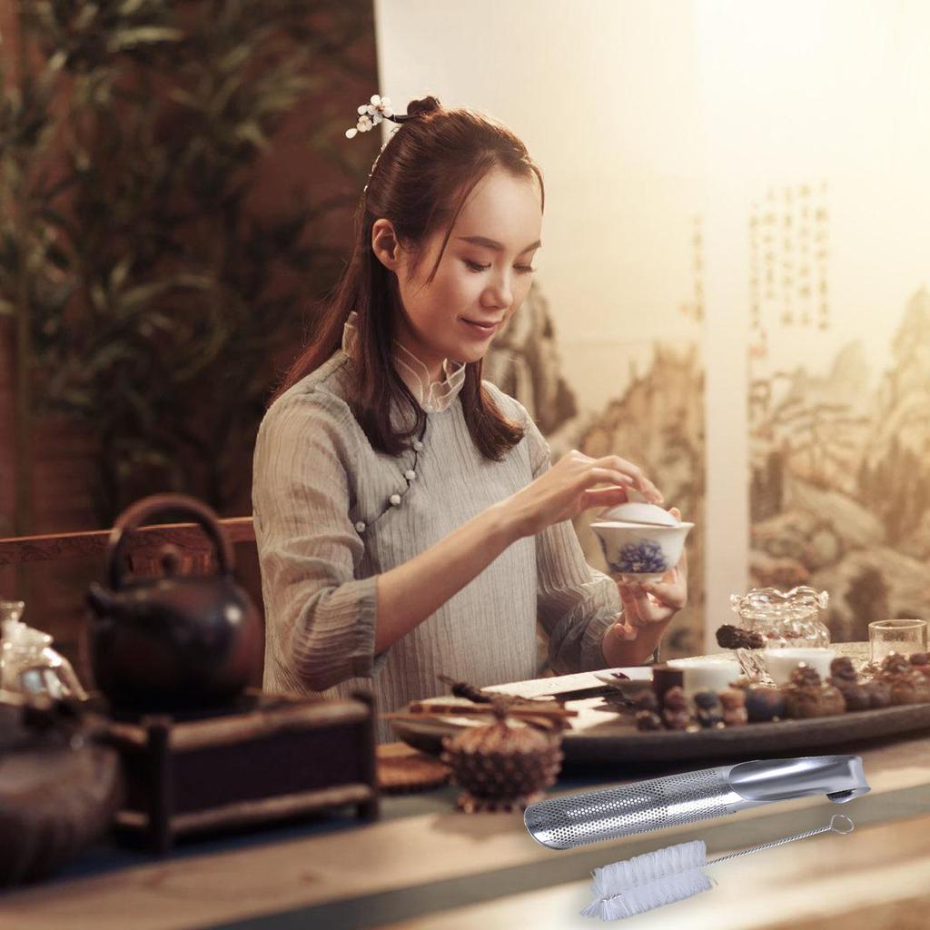 Практичный нержавеющая сталь чайный диффузор подвесной крючок ручка пищевой палочка трубка сито для рассыпного чая и кофе