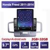 9.7 Inch Car Radio For Honda Freed 2011-2014 Android 2 DIN Tesla Vertical Screen Carplay Auto Radio Multimedia Player 2+32GB