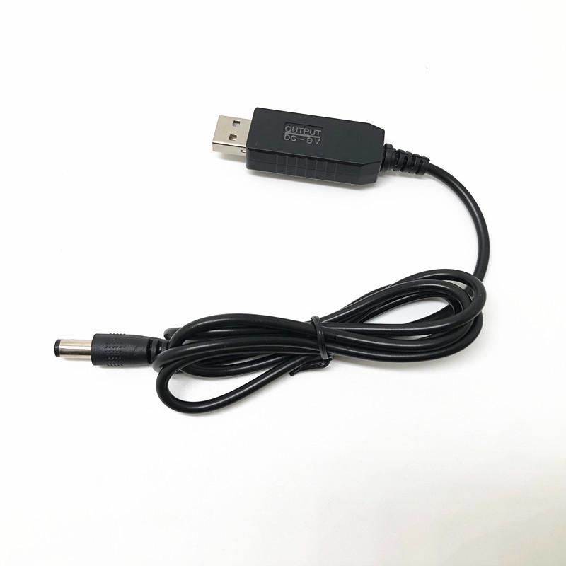 Кабель-коннектор WiFi to Power Bank 5.5*2.1мм DC 5В на 9/12В USB Кабель Повышающий преобразователь для WiFi устройств