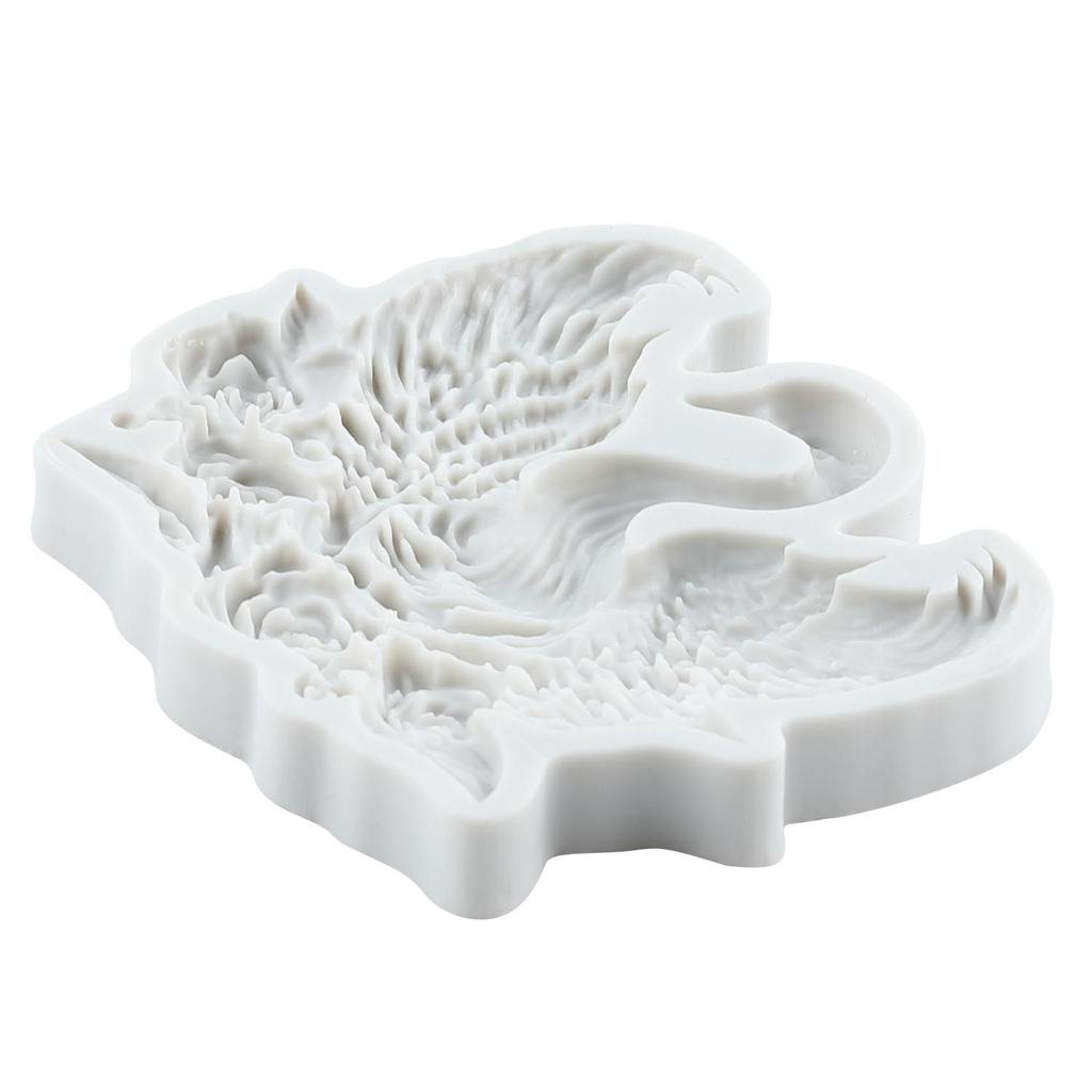 Силиконовая форма Лебедь Формы для мастики Лебедь Инструменты для украшения торта Тематический торт Десерт Украшенная форма для шоколадных конфет