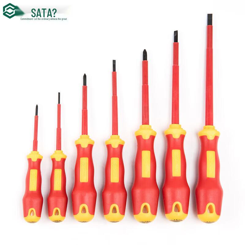 SATA 09303 Набор из 7 изолированных отверток VDE