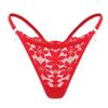 Женские трусики кружевные с низкой посадкой сексуальные стринги нижнее белье однотонные брифы бикини G-стринг женское белье