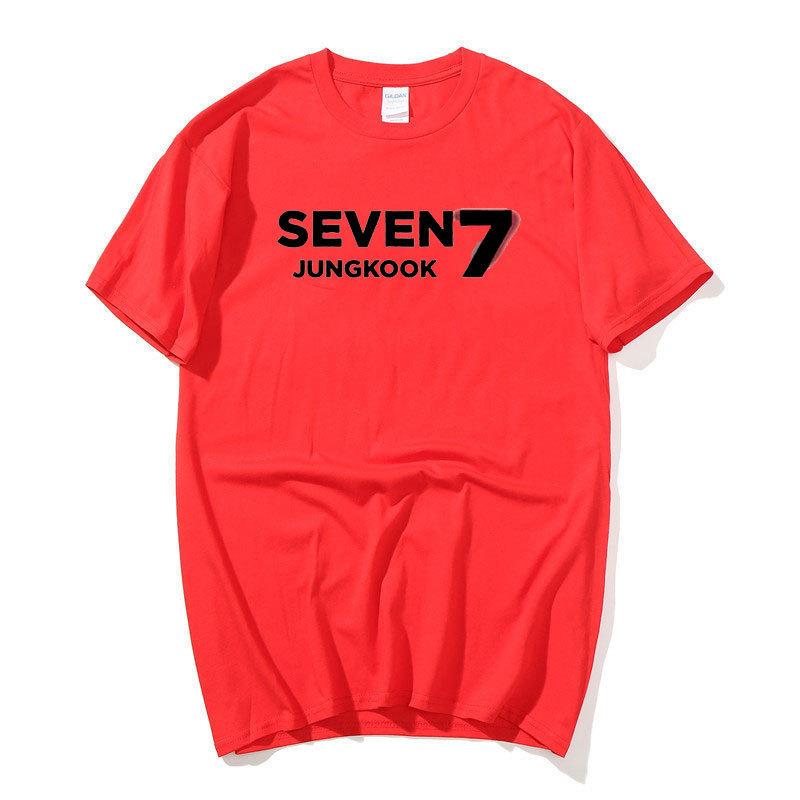 Small Group Seven Surrounding Harajuku Print Fashion Men'S And Women'S T-Shirts, Tops, Short Sleeves
