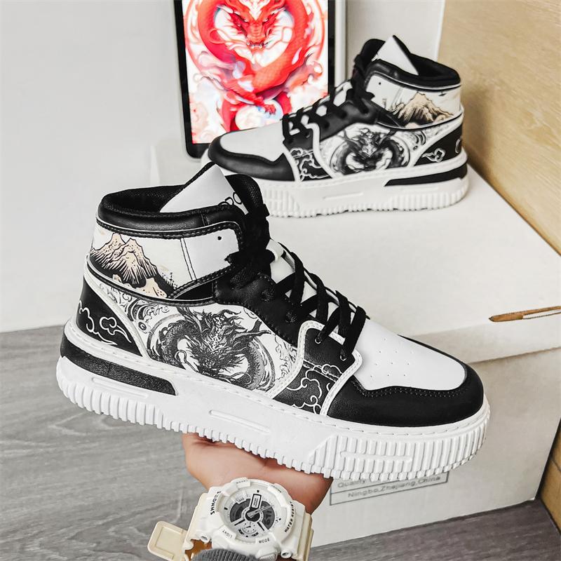 Модные осенне-зимние мужские ботильоны до щиколотки, мужская повседневная обувь с высоким верхом, удобная парная спортивная обувь, легкие кроссовки для ходьбы