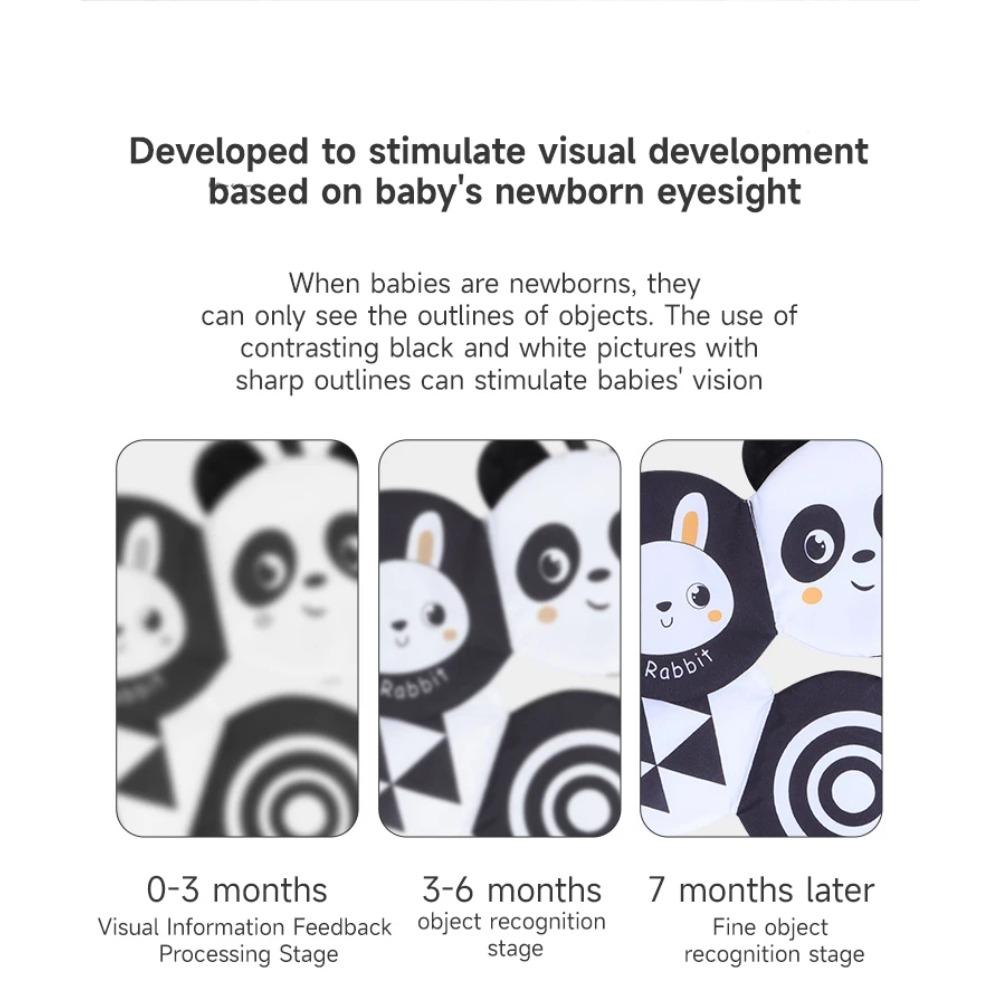 Детская мягкая тканевая книга Сенсорная тканевая книга Игрушки Игрушки для раннего развития Игрушки Монтессори Игрушки для коляски Игрушка для детской кроватки Детская книга Подарки для новорожденных