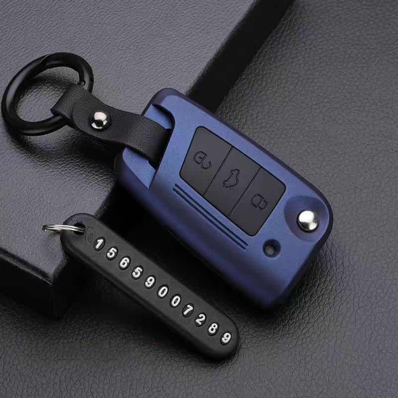 ABS Silicone Car Key Cover for Volkswagen VW Polo Golf 7 MK7 Tiguan Passat for Skoda Octavia Kodiaq Karoq for Seat Ateca Leon