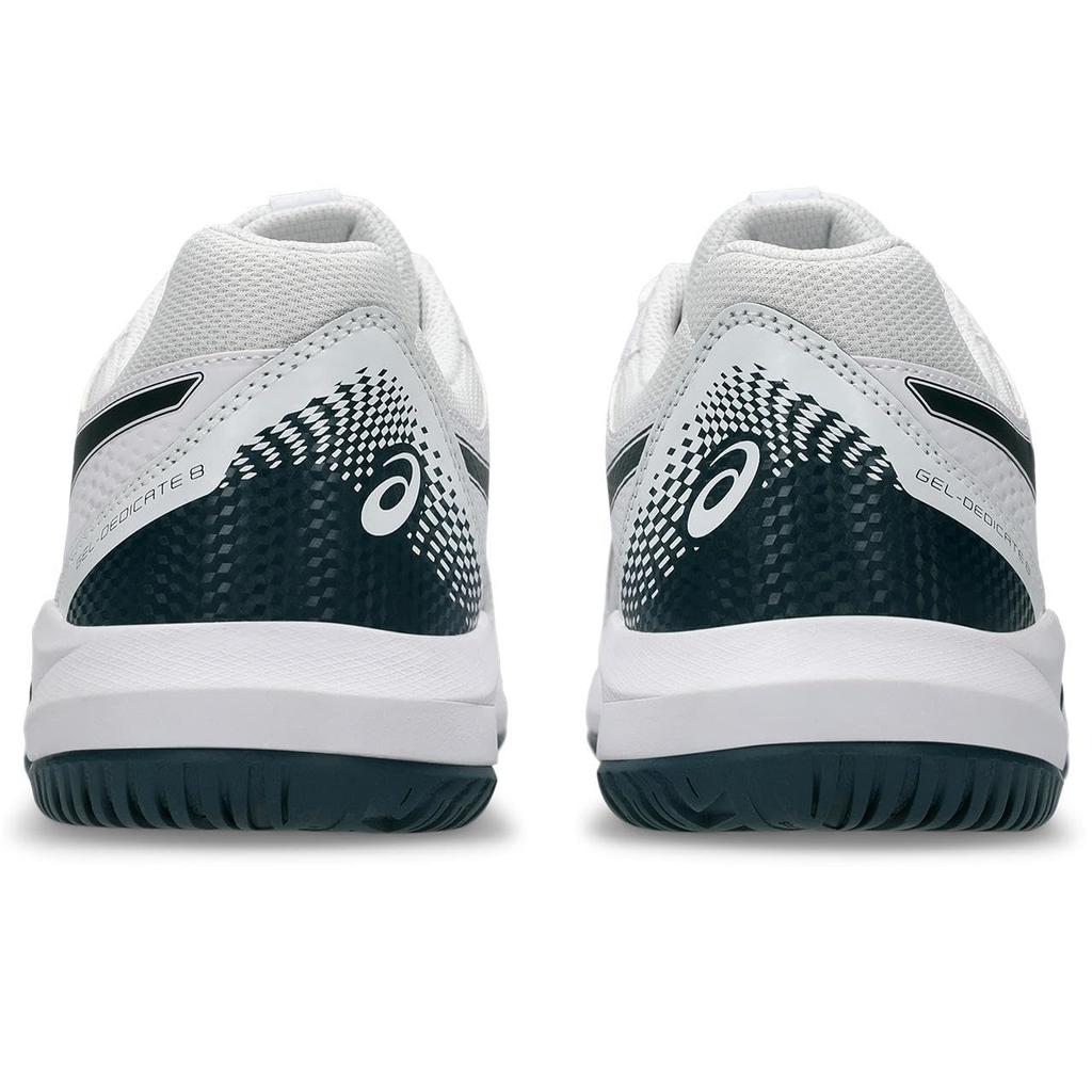 Теннисные туфли 8 1041A408 104 см 2E [ASICS] GEL-DEDICATE мужские (Белый/Саксонский зеленый) 28,0
