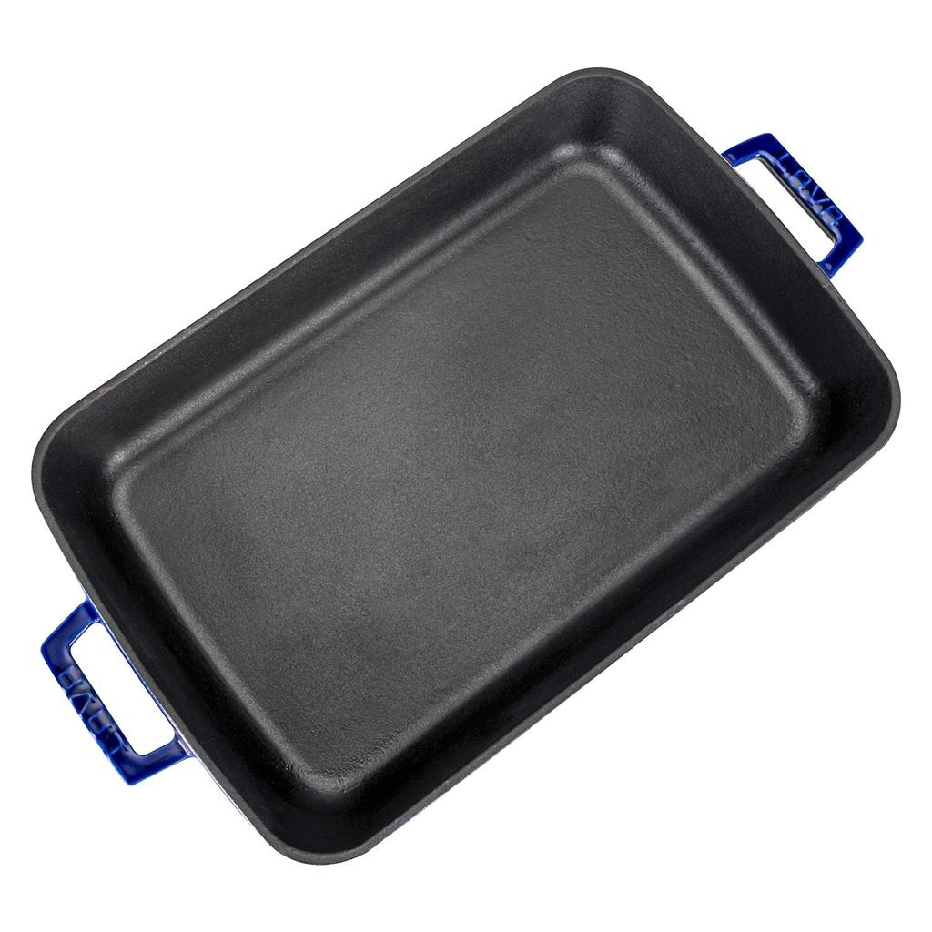 Lava Чугунная прямоугольная премиум. Двойная ручка, 26х40см.