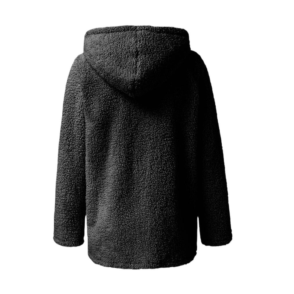 Women's Zip Up Hoodies Oversized Fleece Long Pullover Hooded Sweatshirts Casual Long Sleeve Fall Hoodie Jacket