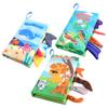 Baby Baby Sea, Land And Air Tail Cloth Book, Ocean Forest Flying Animal Palm Book Early Education Toy With Ringing Paper