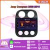 Автомобильный мультимедийный плеер Android 2 Din для Jeep Compass 2009-2016, головное устройство, стерео Carplay, GPS-навигация, BT, WIFI, 2 + 32 ГБ