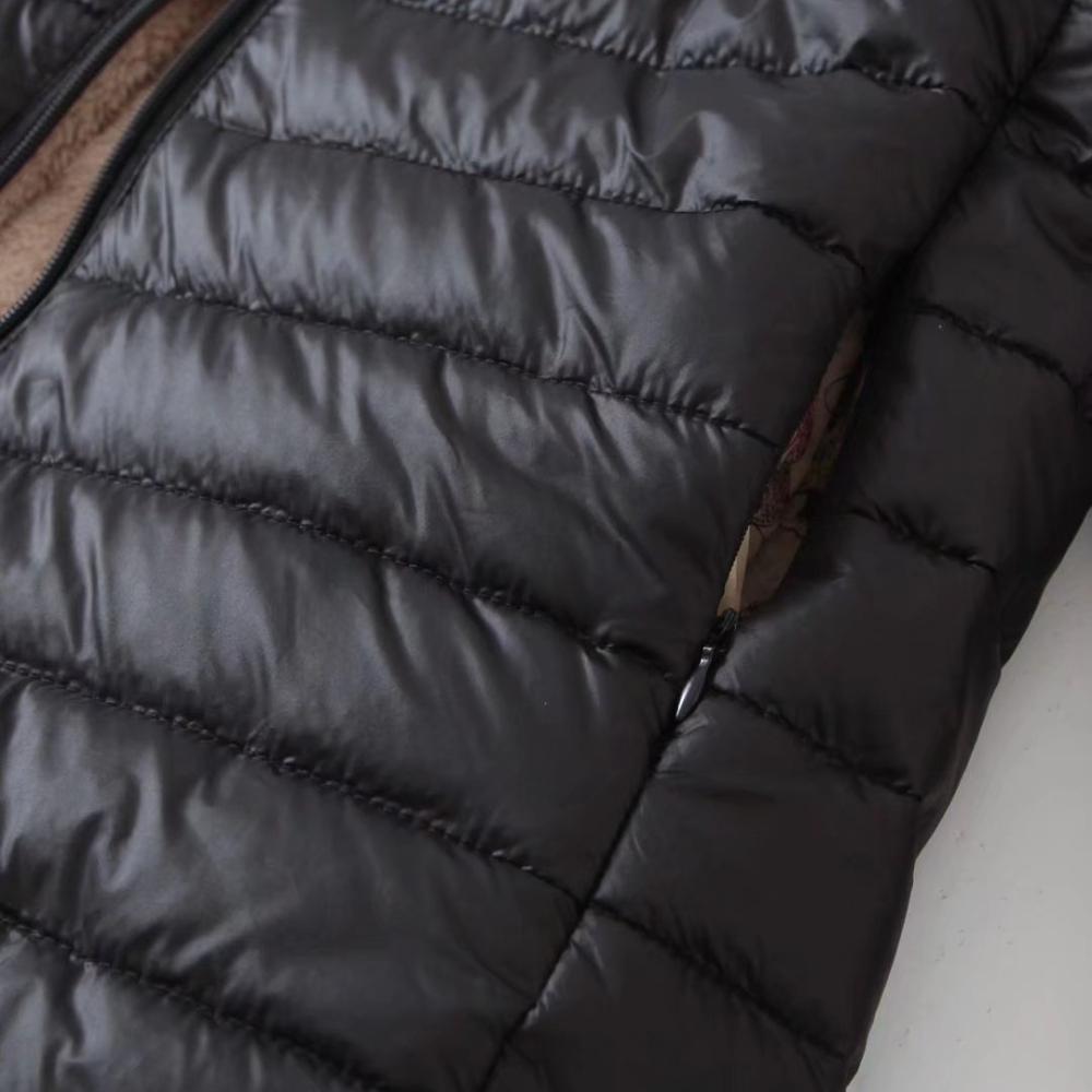 Женская зимняя куртка, новая корейская версия средней длины с капюшоном, флисовое хлопковое пальто, теплые парки из овечьего флиса, зимние куртки