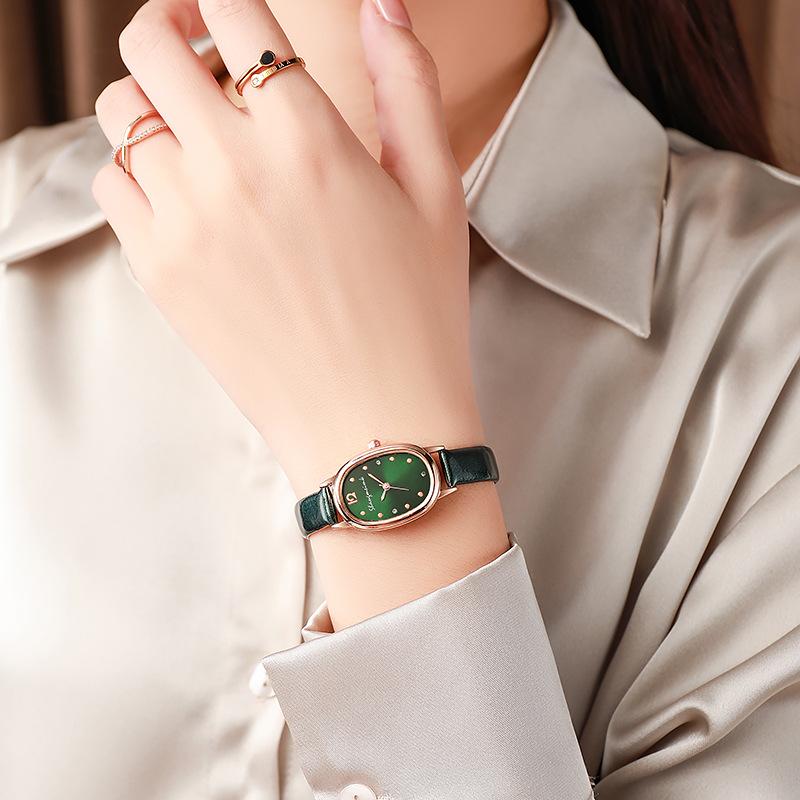 Модные дизайнерские овальные женские кварцевые часы, оригинальный образец, женские наручные часы, элегантные подарки, часы для женщин