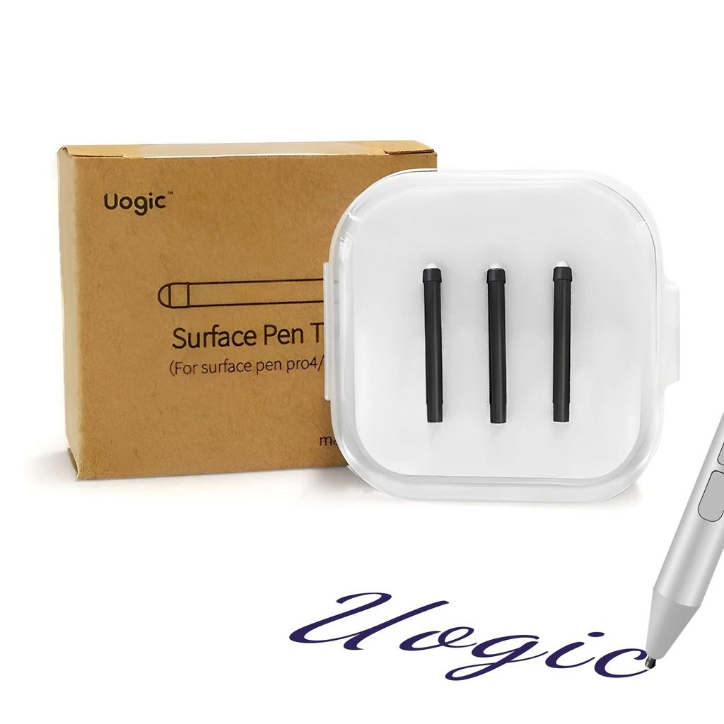 Uogic Surface Pen Tip Refill Set of 3 HB Type Surface Pro 2017 Pen Pro Pro 4 Surface Pen Compatible (Surface 5) (Model 1776) /Surface Pen/Uogic