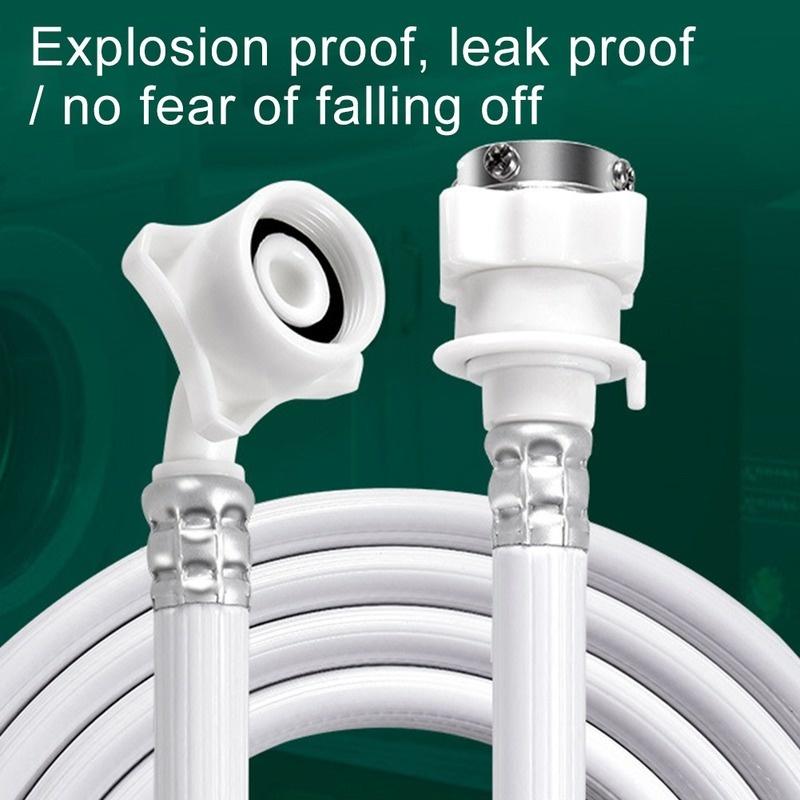 1 шт., 1,5 м, автоматическая стиральная машина, посудомоечная машина, взрывозащищенная впускная труба, шланг для подачи воды, универсальный тип, 6 точек, интерфейс 25 мм