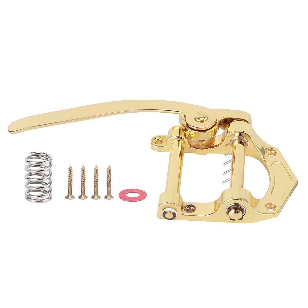 Струнодержатель Вибрато Бридж для SGTeleLP Flat Top Электрогитара Тремоло СистемаЗолото