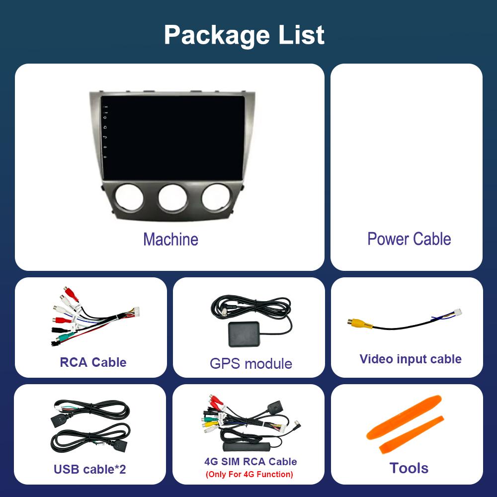 Android 14 WiFi для Toyota Camry 40 2006 - 2011 Навигация GPS Автомобильный видеомультимедийный проигрыватель 4G Bluetooth DSP Стерео Разделенный экран