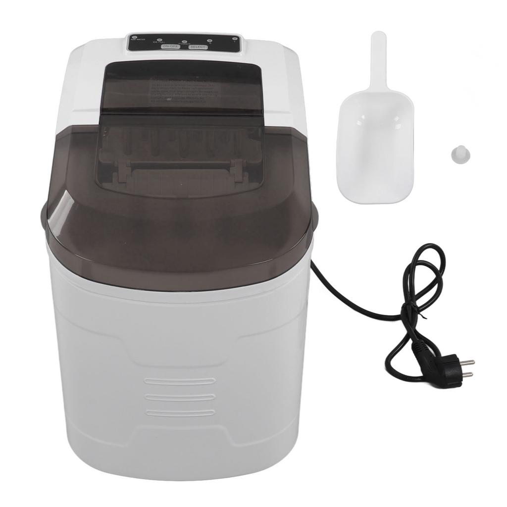 Ice Maker Machine ABS White 112W Household Ice Making Machine for Small Market Restaurant Kitchen
