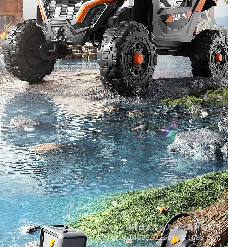 Детский двухместный электрический внедорожник с дистанционным управлением