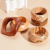Европейско-американский стиль Деревянный широкий браслет Богемный Ретро Ручное кольцо Полосатый узор Браслет Украшение