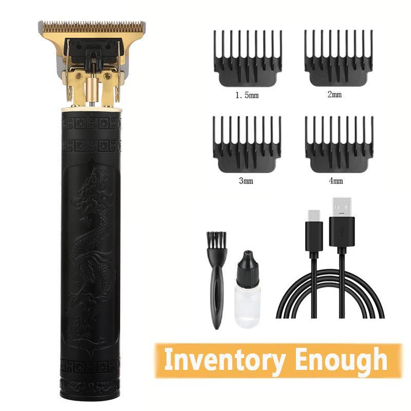 Электрическая машинка для стрижки волос T9 Cross-Border для лысых и жирных голов с бритвой Carving