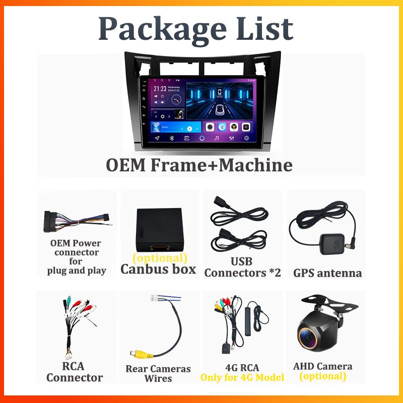 Для Toyota Yaris XP90 2005 - 2012 Автомобильный радиоплеер Car Carplay Screen Autoradio Mirror Link Car Intelligent Systems Сенсорный экран