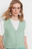 Women's Elegance Style Sweater Stone Soft Textured Knitwear Vest