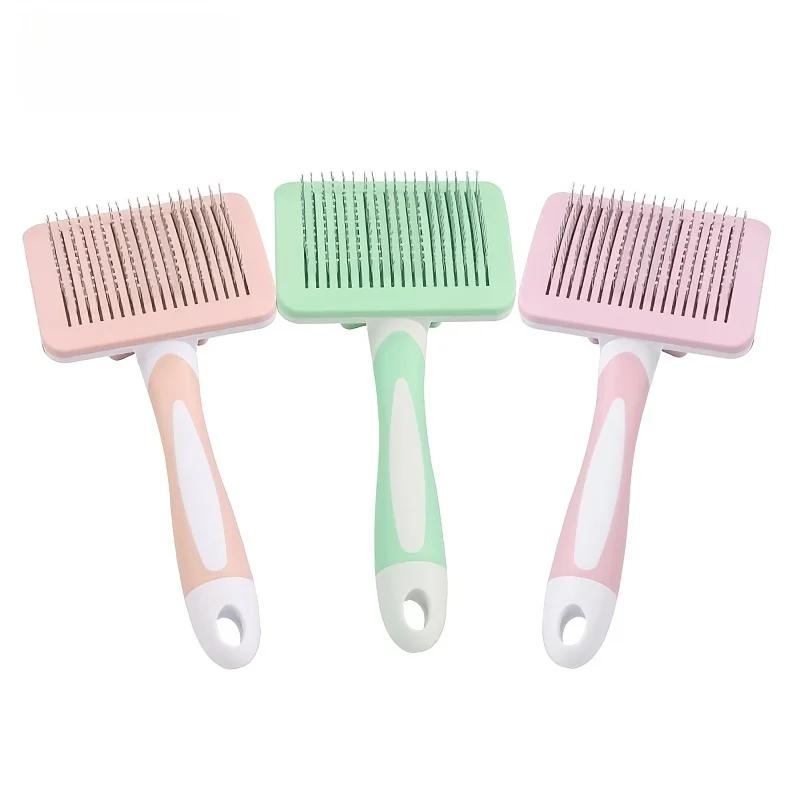 1pcs Pet Hair Removal Comb Undercoat Hair Removal Slicker Brush For Dog And Cat Grooming Tool Pet Cleaning Supplies