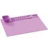 1Pc Washable Silicone Craft Graffiti Painting Mat Children'S Diy Silicone Painting Scrubbable Pigment Palette Painting Pad