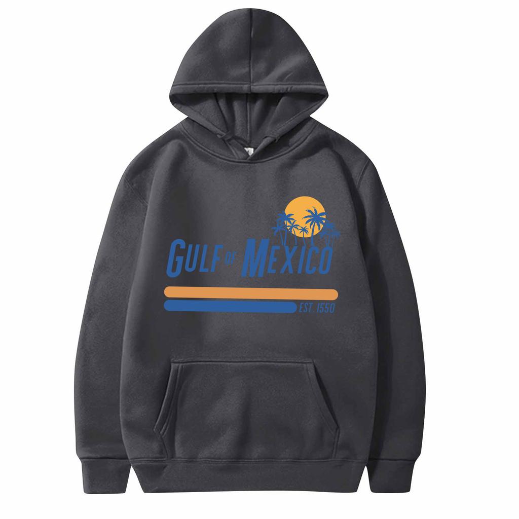 Унисекс модный повседневный свободный плюшевый пуловер с длинными рукавами и круглым вырезом с капюшоном из веревки