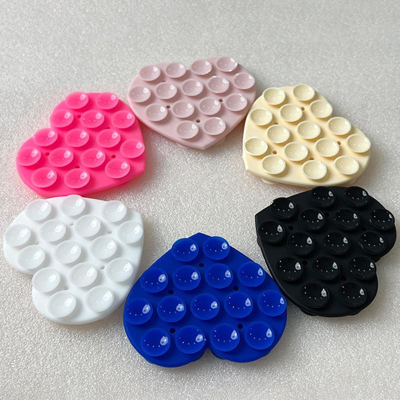 Силиконовая присоска, задняя наклейка, держатель для телефона на присоске, силиконовый коврик для чашки, настенная подставка для смартфона, фиксированная для стеклянной керамической плитки