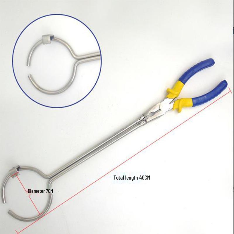 Stainless Steel Crucible and Beaker Tongs for Melting Gold, Silver, and Graphite