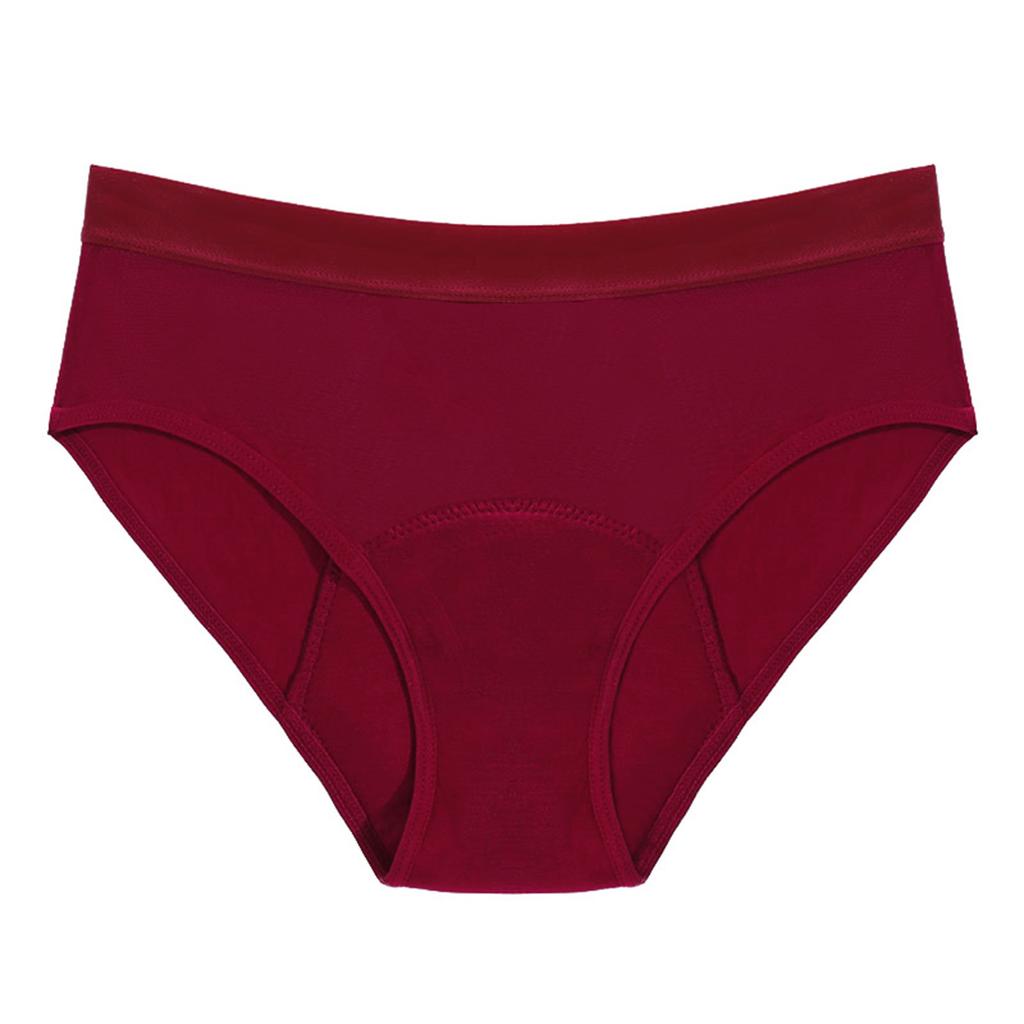 Женские менструальные трусики со средней талией, хлопковые послеродовые женские трусики, полностью закрытые трусики