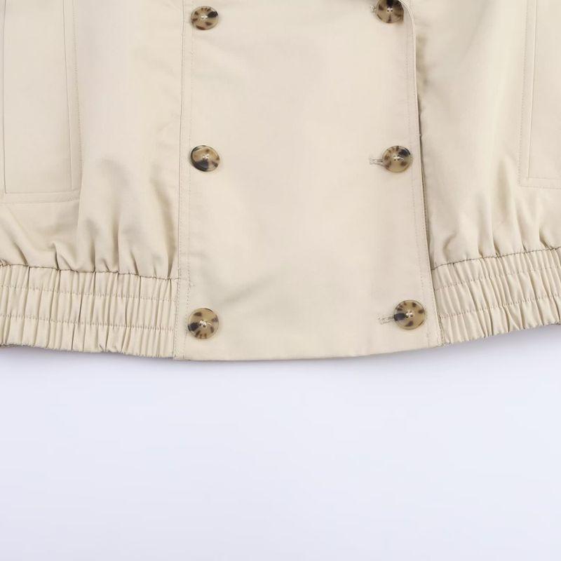 Araltay New Arrival Fashion Style Women's Clothing Fashion All-Match Simple and Short Waterproof Trench Coat Outwear 3811243