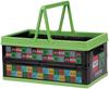 Storage Box, Foldable Toy Box, Stackable Storage Case, Basket with Handle, Minecraft, for Boys, BWOT13-A