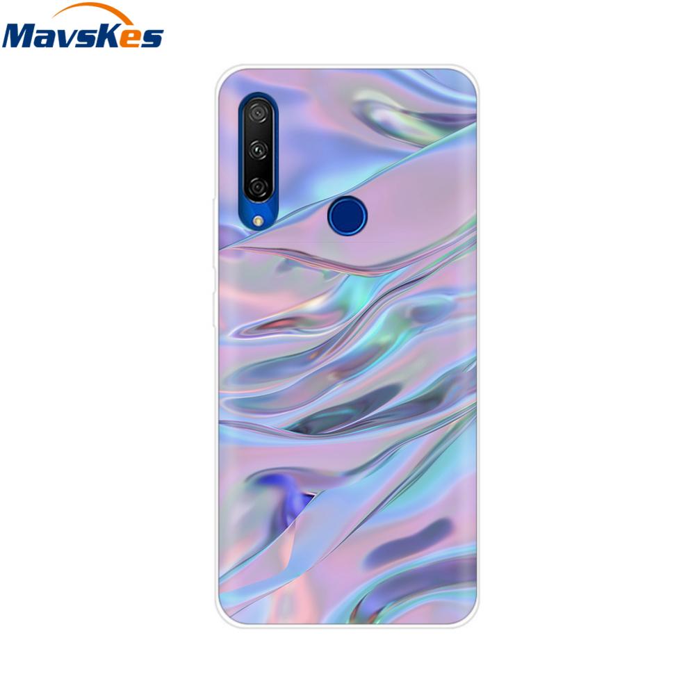 Крашеный чехол для Alcatel 1S 2020 5028Y 5028D Чехол Мягкий силиконовый чехол TPU Funda для Alcatel 1S 2020 Чехол Обложка Etui Бампер Coque