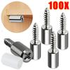 100/2 шт. Саморезы для шкафа, кронштейн для шкафа, стеллаж для хранения, перегородка, винт, фиксированная опора с противоскользящей резиновой втулкой
