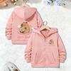 Sweatshirts Stylish Hoodie Capybara Jacket for Boys Girls Zipper Spring and Autumn Trendy Manga Cartoon Zip Up Kids