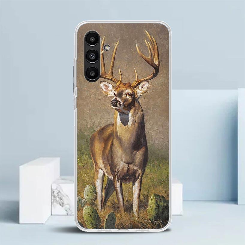 Deer Hunting Camo Phone Case For Samsung Galaxy A17 A37 A57 A16 A15 A14 A13 A56 A55 A54 A53 A36 A35 A34 A33 A26 A25 A24 A23 Gala