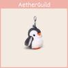 Plush Penguin Keychain With Real Mink Fur For Collectors And Giftgiving