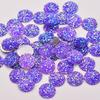 JUNAO 12mm 50Pcs Shiny Silver Round Rhinestone Applique Flatback Resin Gems Crystal Stone Stickers Non Sew Strass for Decoration